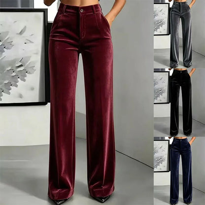 Veloura™ Burgundy Pants